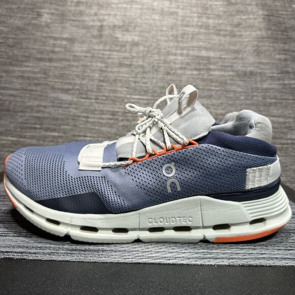 On Cloud CloudNova Running Shoes Metal/ Mineral Blue Gray 26.98315 - Men’s 9.5 - Picture 1 of 16